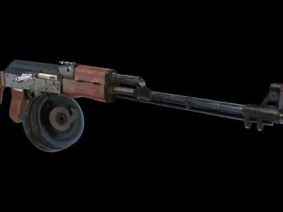 High Poly RPK model for photorealistic rendering 3D model