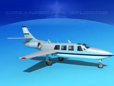 Piper Aerostar FJ-100 Fanjet V09 3D model