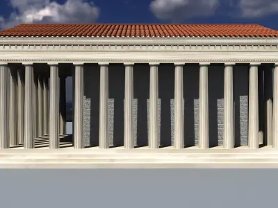 Ancient Temple 3D model order