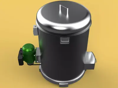 FOOD DRAINER SPINNER MACHINE OIL DRAIN FILTER CENTRIFUGAL DRYER 3D model