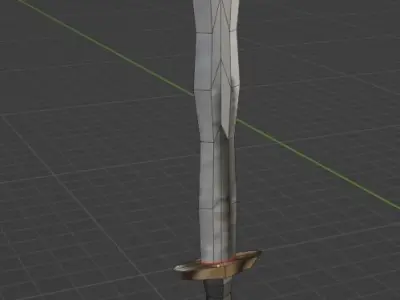 Sword 3D Low-poly 3D model