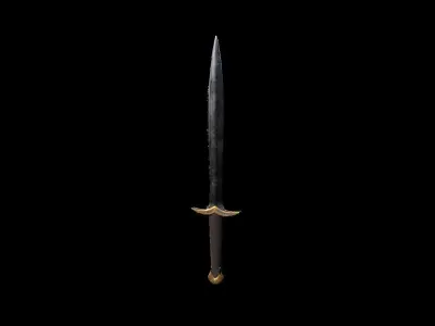 Sword Low-poly 3D model 67