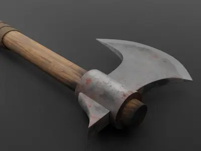 Battle Axe 3D model purchase