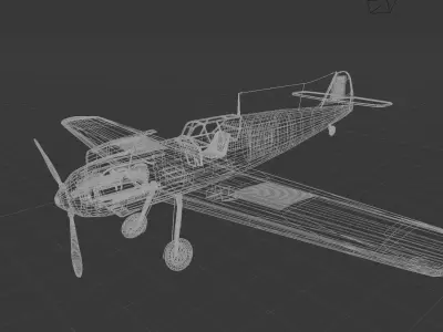 Messerschmitt Bf 109 3D model purchase