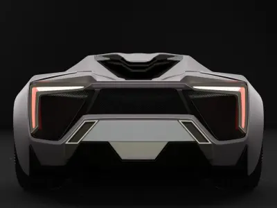 Lykan Hypersport Free 3D model