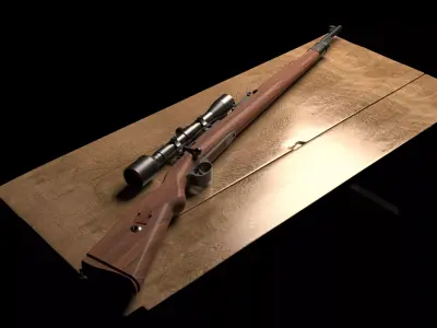 Gun K98 3D model