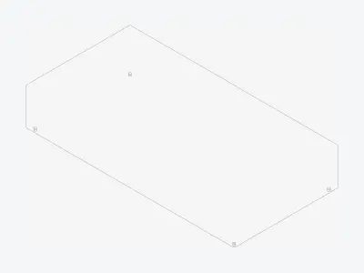 Furniture - Seating - Contemporary - Three - Base - Medium Low-poly 3D model