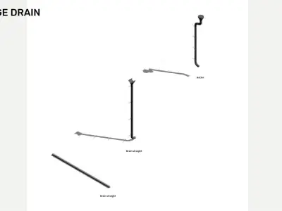 Drain - Pack of revit families 3D model