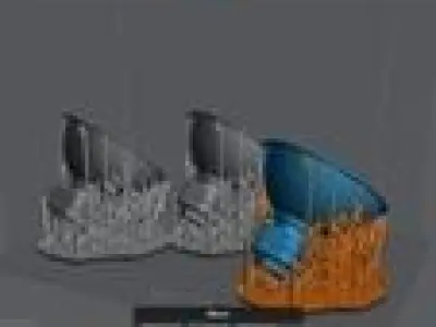 Industrial Lamp 40mm 3D print model