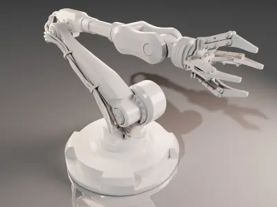 Robot arm Low-poly 3D model purchase