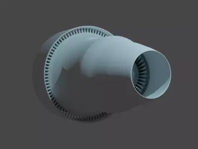 Jetengine Low-poly 3D model
