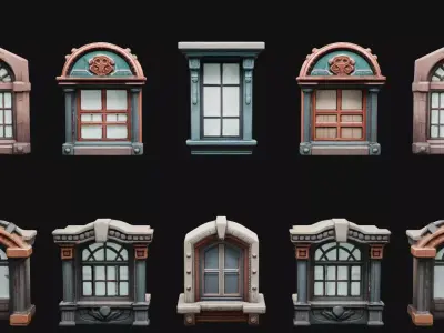 Windows-1 3D Model Low-poly 3D model