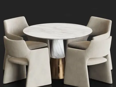 Dining Set 89 3D model