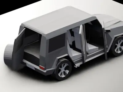 Mercedes Benz G Class - LowPoly Low-poly 3D model
