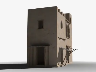 Arab x32 Low-poly 3D model