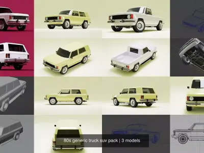 80s generic truck suv pack