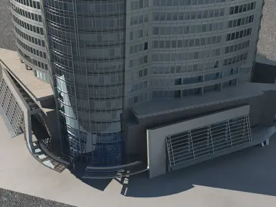 Residential Building 3D model 26