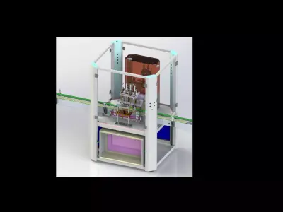 Automatic filling machine  3D model