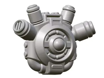 Sci-Fi Power Pack Bits STL 32mm Miniatures Kitbash Accessories 3D print model