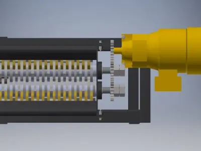 scrap crusher mini 3D model