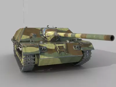Jagdpanzer IV L70 Low-poly 3D model purchase