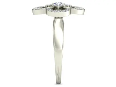 Wedding Ring  3D print model 125