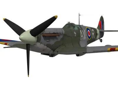 Supermarine Spitfire Mk-Vb 3D model
