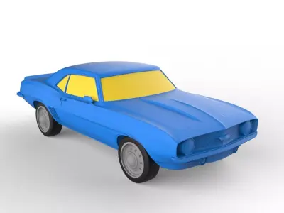 Chevrolet Camaro 1969 Classic Car 3D print model