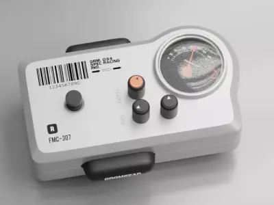 StylizedRacingController3DModel 3D model