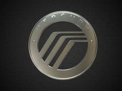 mercury logo 3D model