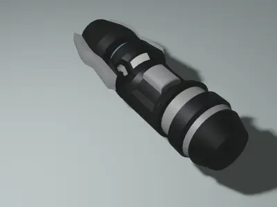 Technological and futuristic motorcycle Free low-poly 3D model