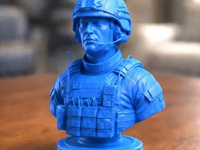 Navy SEAL Chess Piece 3D print model
