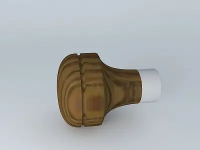 handle wooden knob Free 3D model