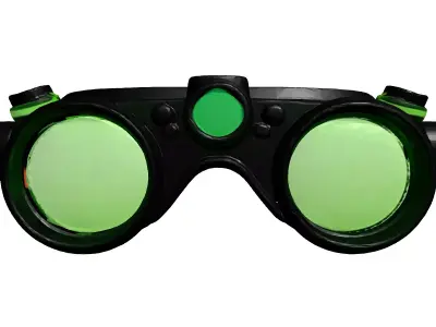 Futuristic Night Vision Goggles 3D model