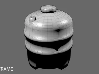 Plastic Water Tank 2 3D model