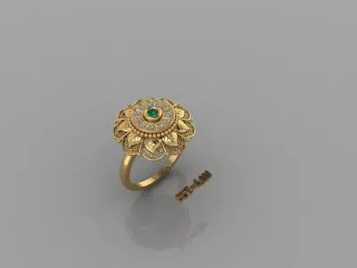 FASION RING  3D model 6