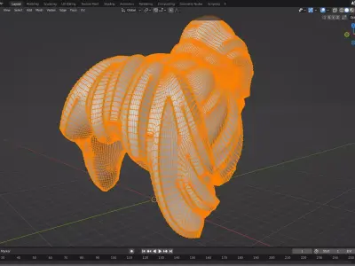 Custom3Dprint Minifigure Accessory - Minifigure Hair S2 - 076 3D print model