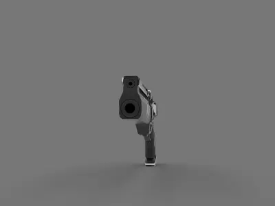 ASE OF SPADES HAND CANNON 3D model