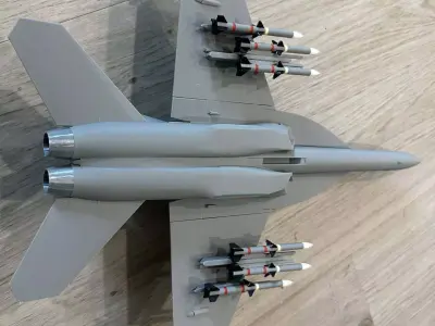 F 18 Super Hornet 3D print model