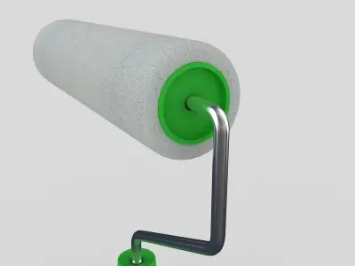 Paint Roller Brush 3D model