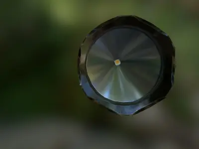 Tactical Flashlight Armytek Predator Pro Low-poly 3D model