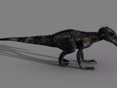 Indoraptor dinosaur 3D model