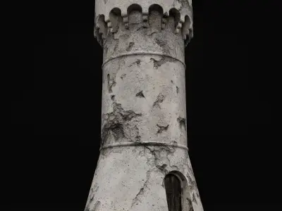 Medieval Tower 3D model get
