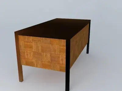 Office table 3D model purchase