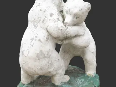 White Bears 3D model