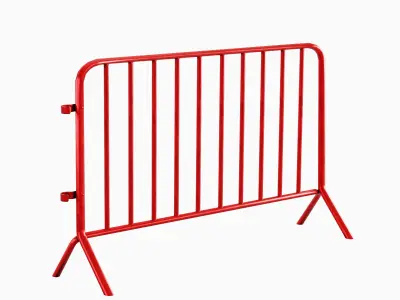 Fence Barrier 03 Low-poly 3D model