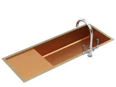 OFFICINE GULLO ACSTOPBPL - Kitchen Sink 3D model