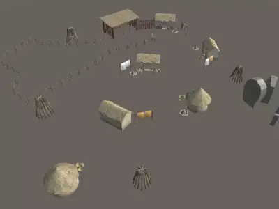 primitive package 3D model
