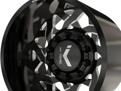 REAR KG1 KD008-2 DUALLY WHEEL 3D MODEL 3D model