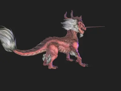 Dinosaur animation 3D model
